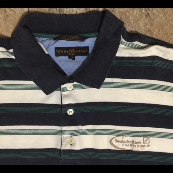 𝅺TOMMY HILFIGER Deutsce Bank Golf XXL Polo Shirt - Picture 2 of 6
